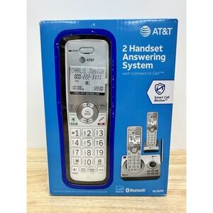 AT&T DL72250 Dual 2 Handset Cordless Phone Answering System New Sealed